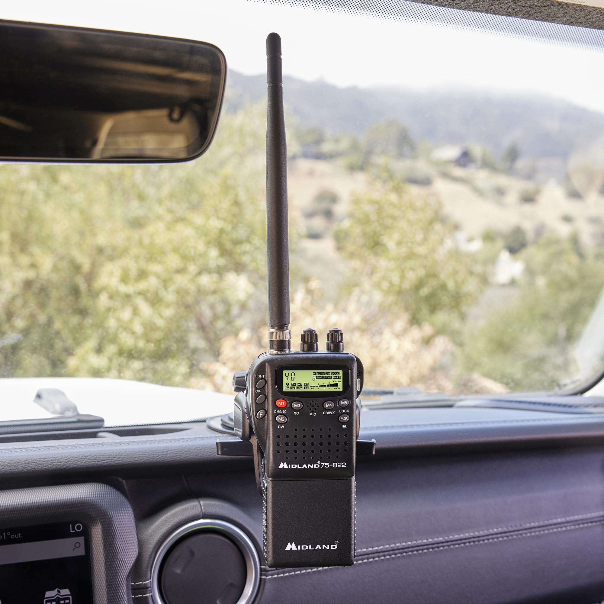 Midland 75-822 Handheld CB Radio & Mobile CB Radio – Walkie Talkie with 40 Channels, NOAA Weather Alerts, Long Range, Compatible with CB Antennas - Image 9