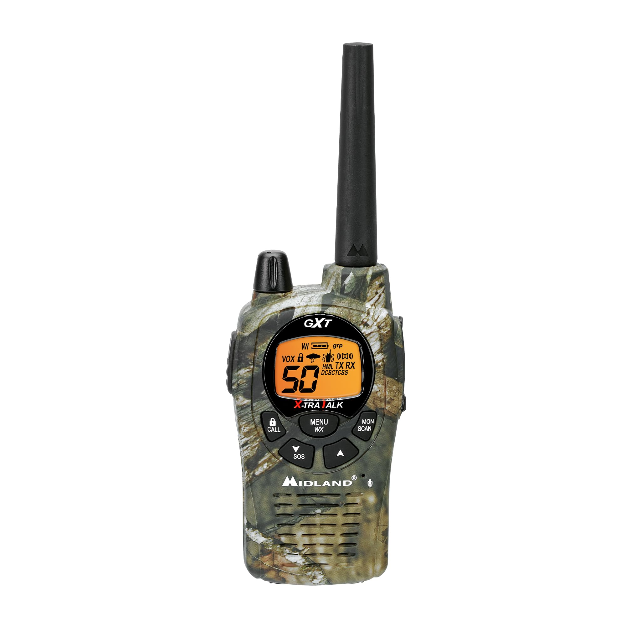 Midland GXT1050VP4 GMRS Radios - 4 Pack Bundle w/Headsets and Chargers - Image 3