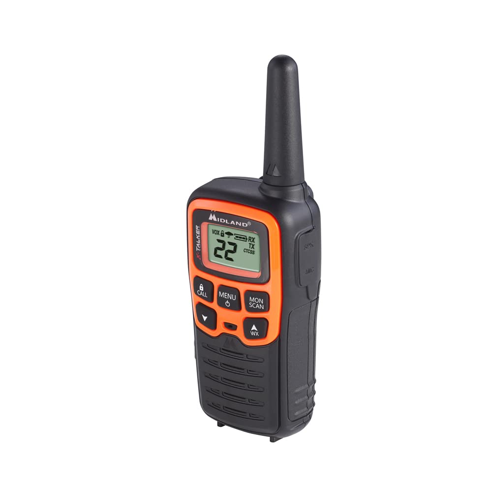 Midland® X-TALKER T51VP 5-Pack, Two-Way Radios with 22 Channels, 28-Mile Range, NOAA Weather Alerts, eVOX Hands-Free Communication, Long Battery Life, Bulk Set Value for Outdoor & Work Use - Image 3