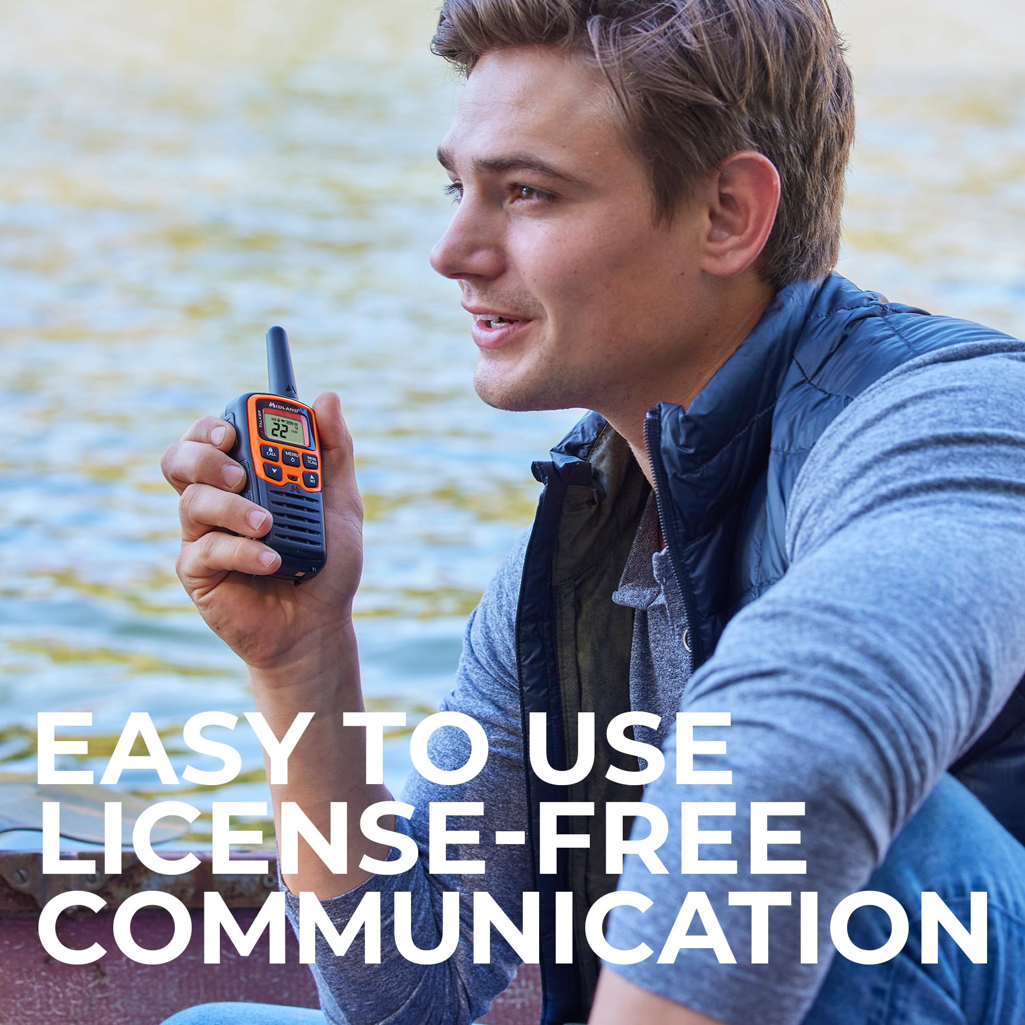 Midland® X-TALKER T51VP 15-Pack, Two-Way Radios with 22 Channels, 28-Mile Range, NOAA Weather Alerts, eVOX Hands-Free Communication, Long Battery Life, Bulk Set Value for Outdoor & Work Use - Image 5