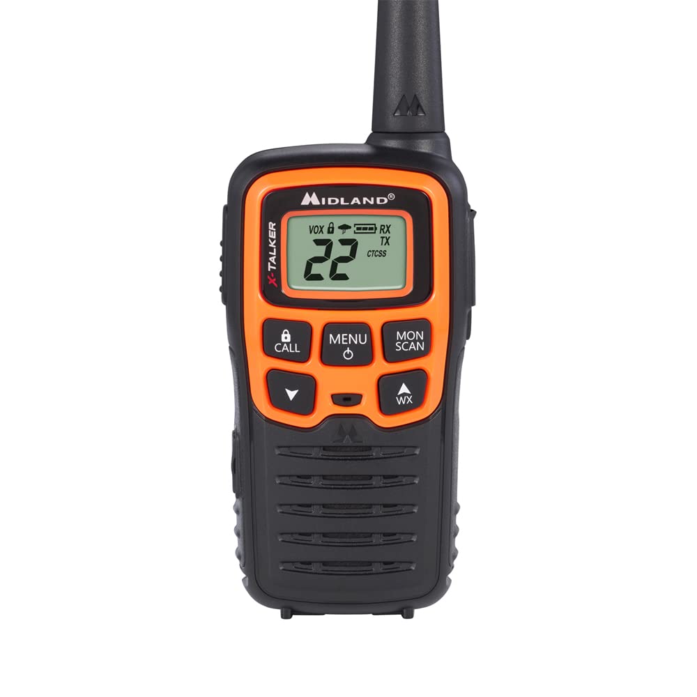 Midland® X-TALKER T51VP 15-Pack, Two-Way Radios with 22 Channels, 28-Mile Range, NOAA Weather Alerts, eVOX Hands-Free Communication, Long Battery Life, Bulk Set Value for Outdoor & Work Use - Image 3